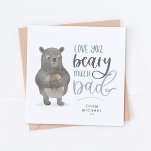Love you Beary Much Dad, Father's Day Card