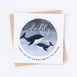 Love You to The Bottom Of The Ocean, Father's Day Card