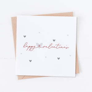 Happy Valentine's Hearts Card