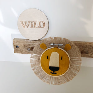"Wild" Nursery Plaque