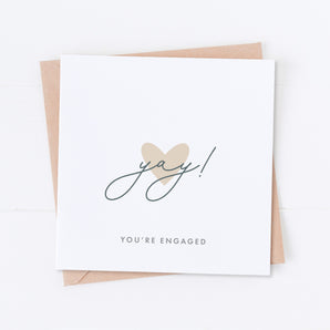 Yay! You're Engaged, Engagement Card