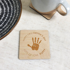 First Father's Day Coaster