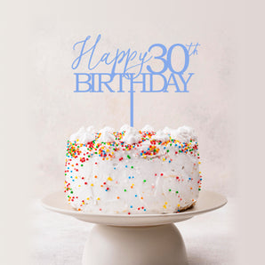 Happy Birthday "Age" Cake Topper