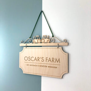 Personalised Farm Sign