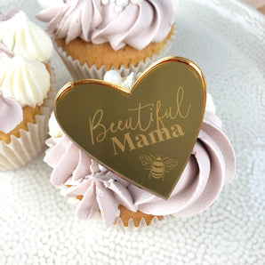 Beeutiful Mama Heart Cupcake Disc Bundle
