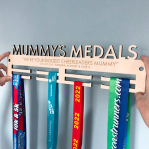 Mummy's Medals Personalised Medal Hanger