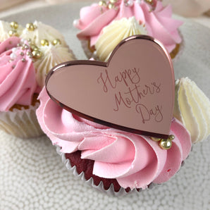 Happy Mother's Day Heart Cupcake Disc Bundle