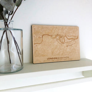 Running Event Route Map Plaque