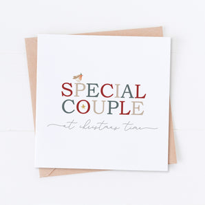 Special Couple at Christmas Time Card