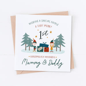 Any Relation First Christmas Elves Card