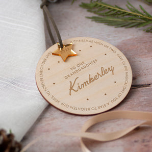 Personalised Christmas Decoration