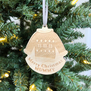 Christmas Jumper Bauble - Snowflakes