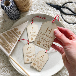 No Peeking Gift Tag